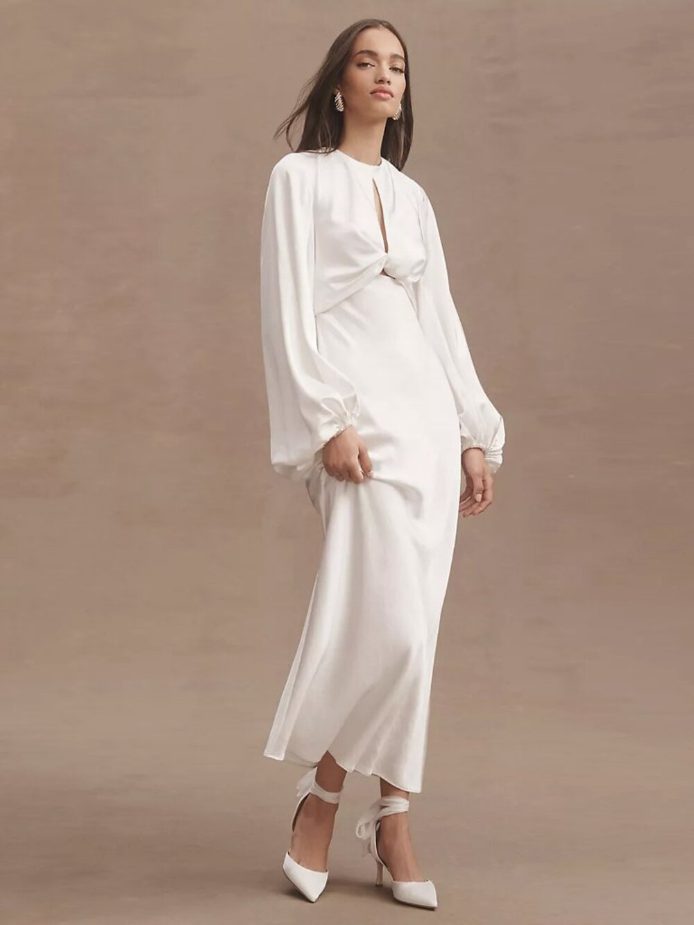 Significant Other Jasmine Dress Long Sleeve Maxi Dress size 4 wedding bridal - Picture 2 of 11